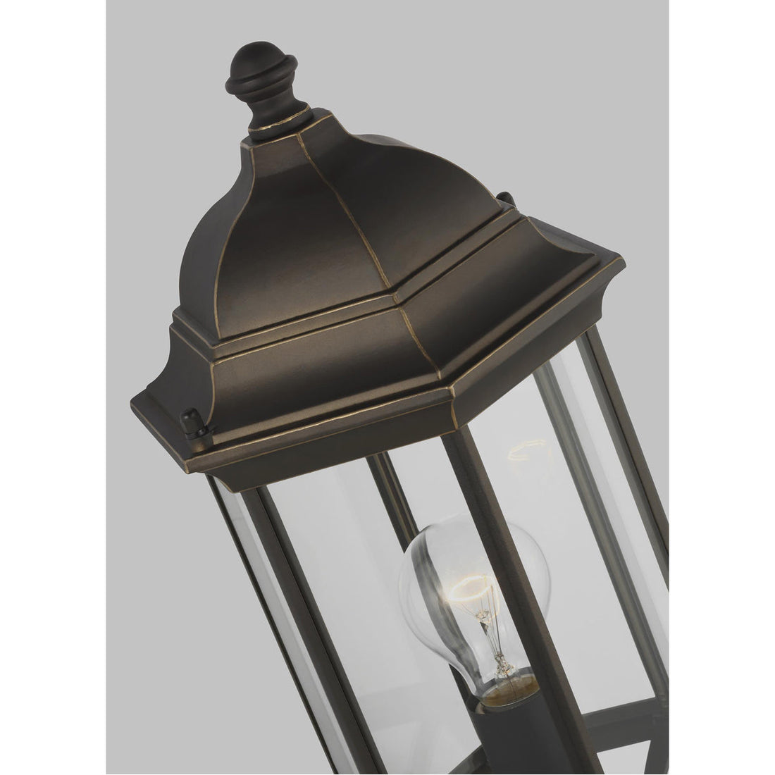 Sea Gull Lighting Sevier Uplight Outdoor Wall Lantern without Bulb