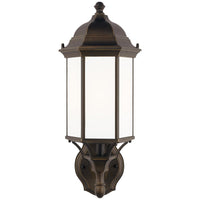 Sea Gull Lighting Sevier Uplight Outdoor Wall Lantern without Bulb