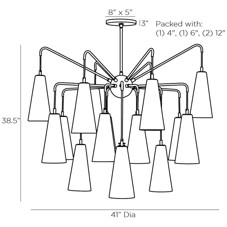 Arteriors Mika Chandelier