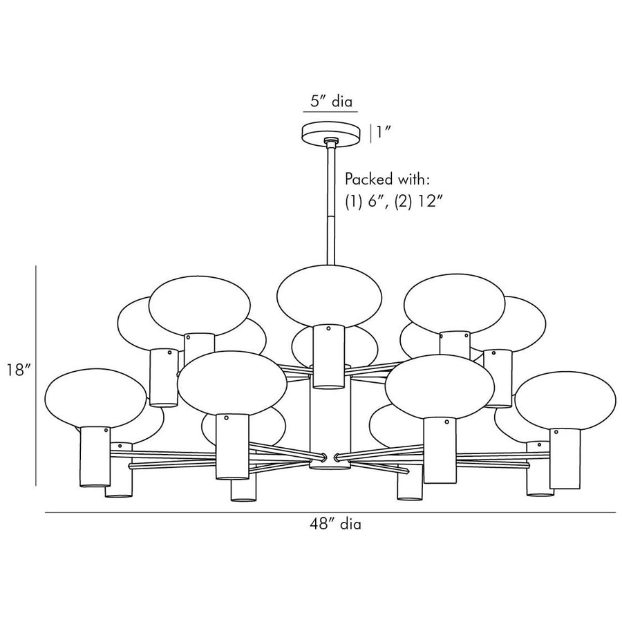 Arteriors Bentley Chandelier