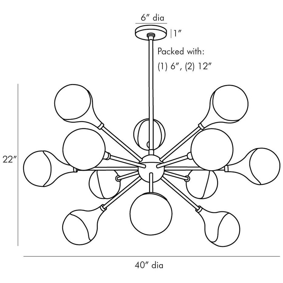 Arteriors Augustus Chandelier