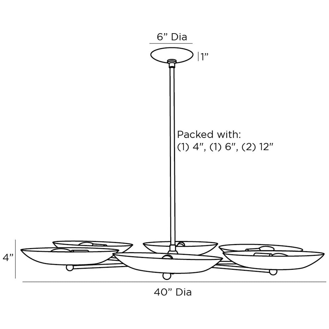 Arteriors Griffith Chandelier