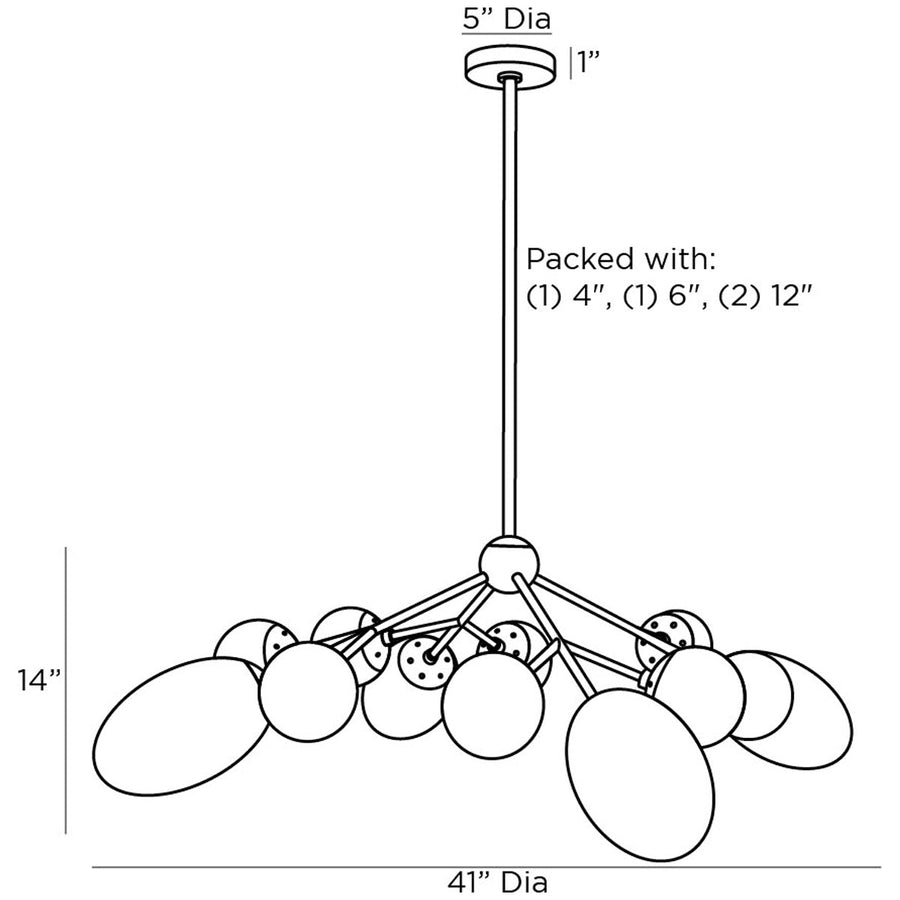 Arteriors Panella Chandelier