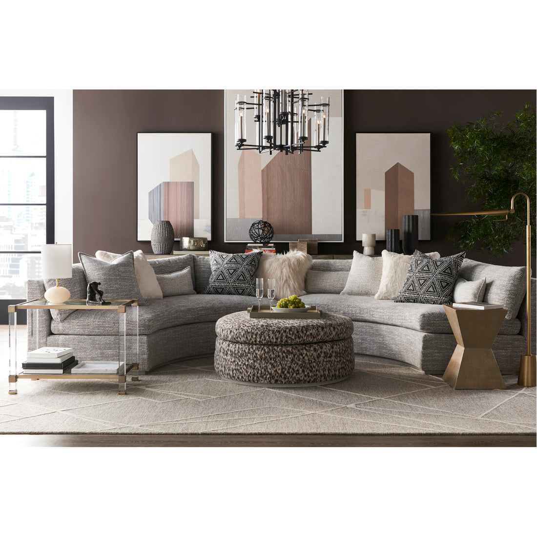 Vanguard Furniture Boyden Round Ottoman