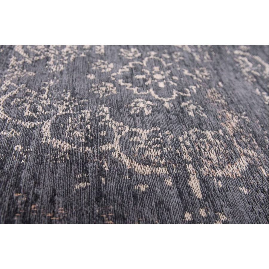 Louis de Poortere Fading World Medaillon 8263 Mineral Black Rug