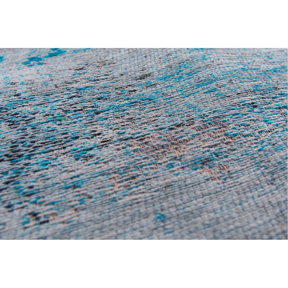 Louis de Poortere Fading World Medaillon 8255 Grey Turquoise Rug