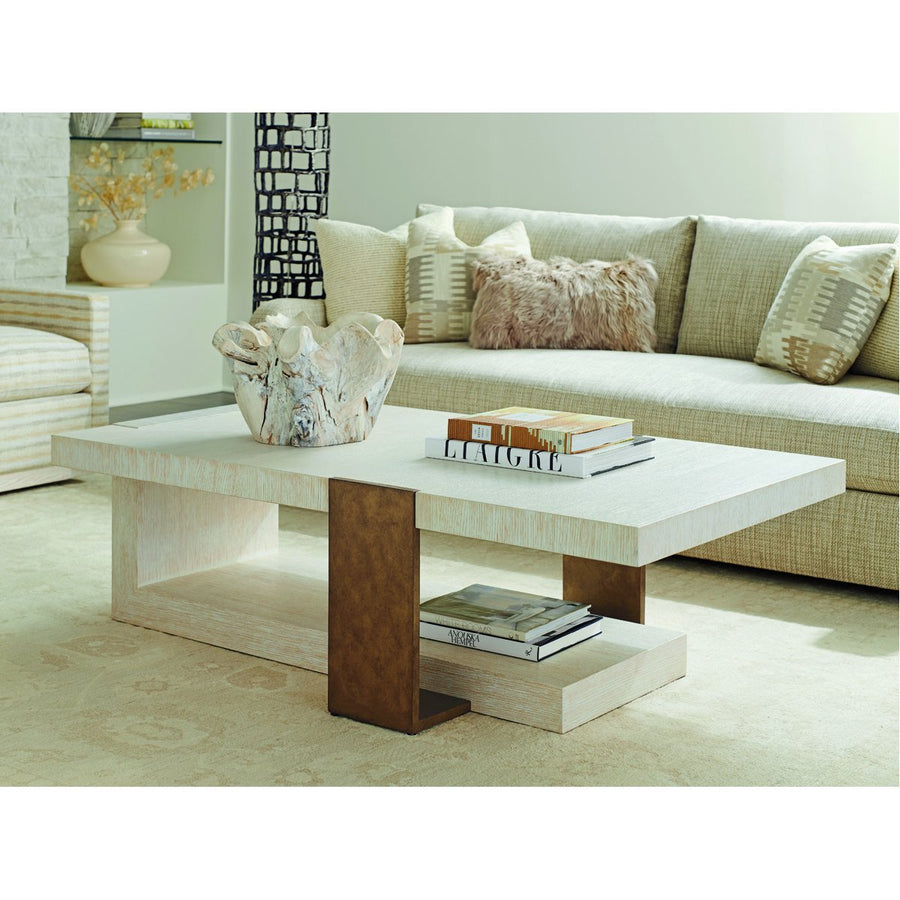 Lexington Barclay Butera Carmel Sunridge Rectangular Cocktail Table