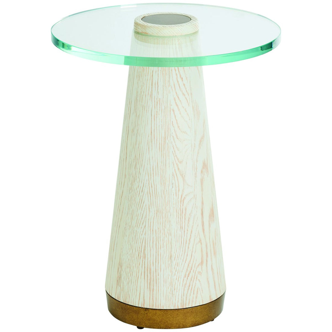 Lexington Barclay Butera Carmel Castlewood Glass Top Accent Table