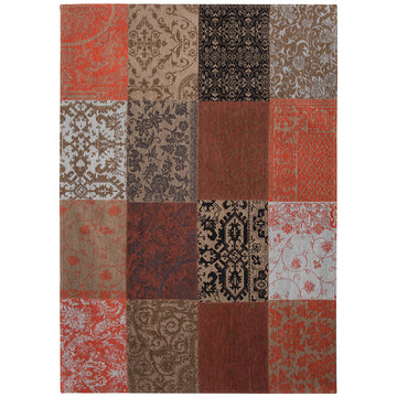 Louis de Poortere Vintage Patchwork 8375 Cordoba Rug, 4'7" x 6'7"