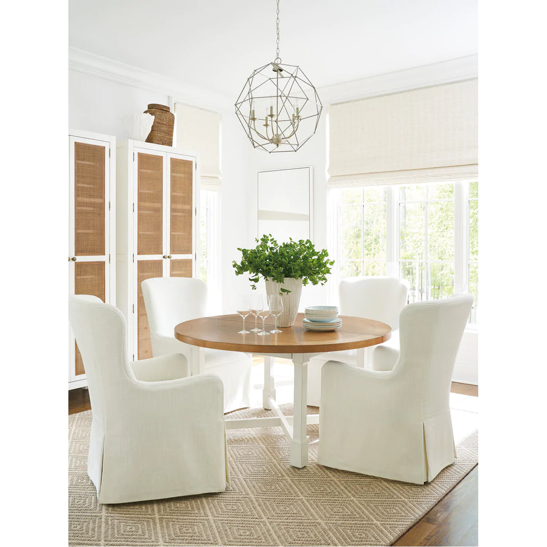 Lexington Barclay Butera Laguna Aliso Upholstered Host Chair - Casters