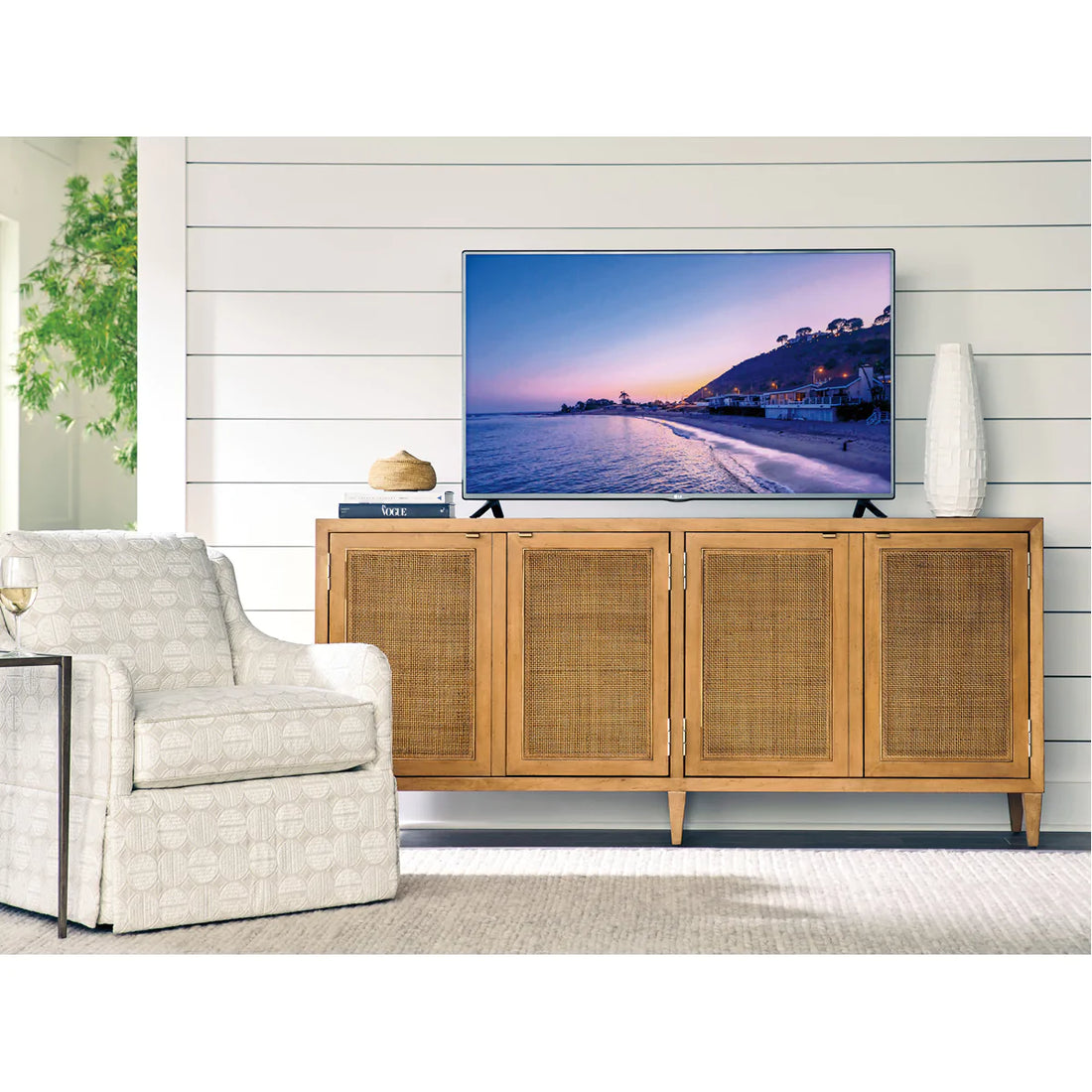 Lexington Barclay Butera Laguna Bluebird Media Console