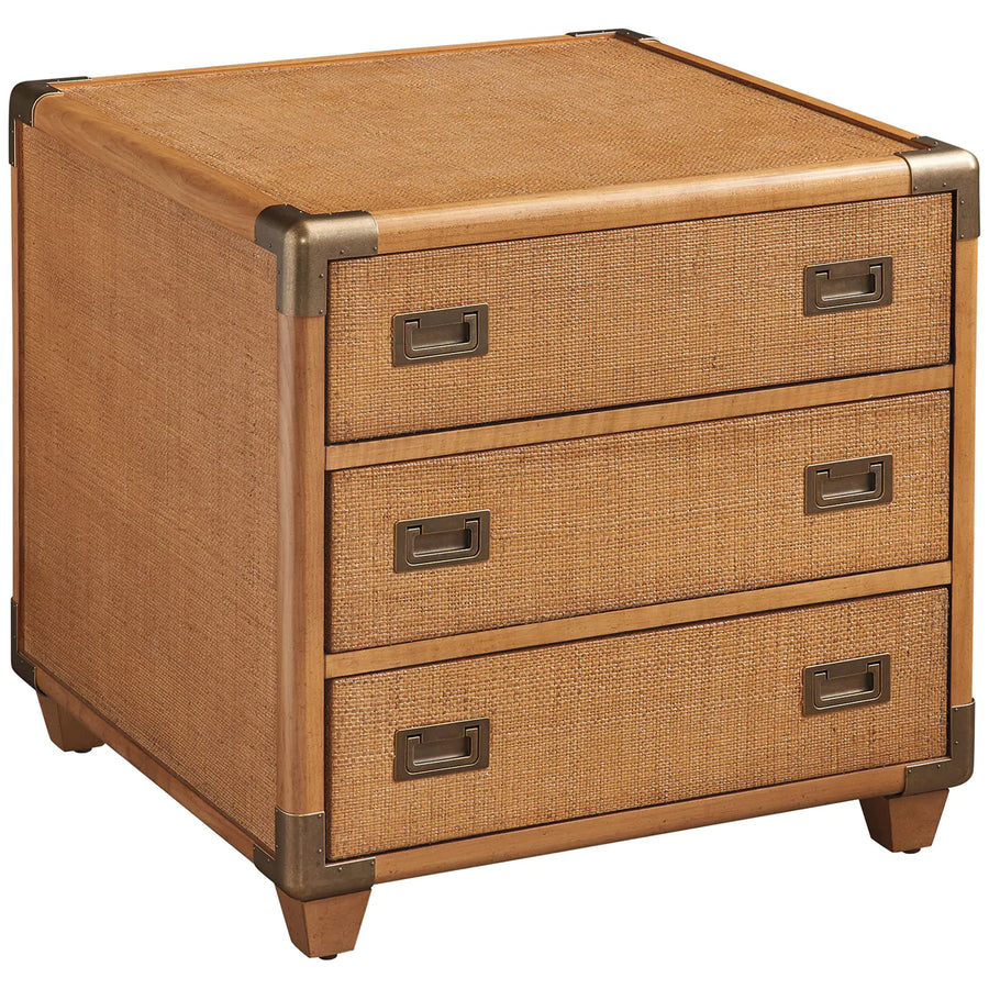 Lexington Barclay Butera Laguna Sapphire Woven Trunk End Table