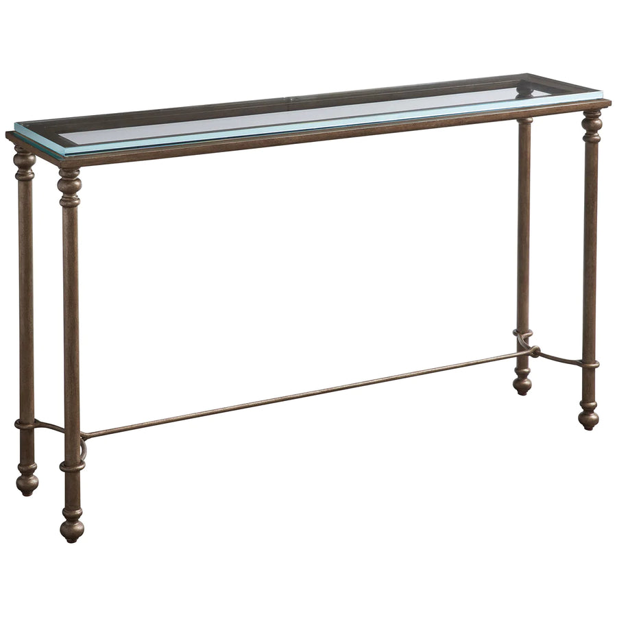 Lexington Barclay Butera Laguna Bluff Metal and Glass Console Table