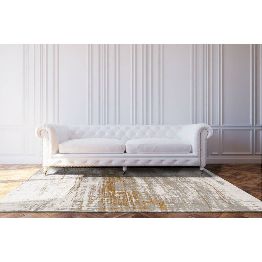 Louis de Poortere Mad Men Griff 8419 Columbus Gold Rug