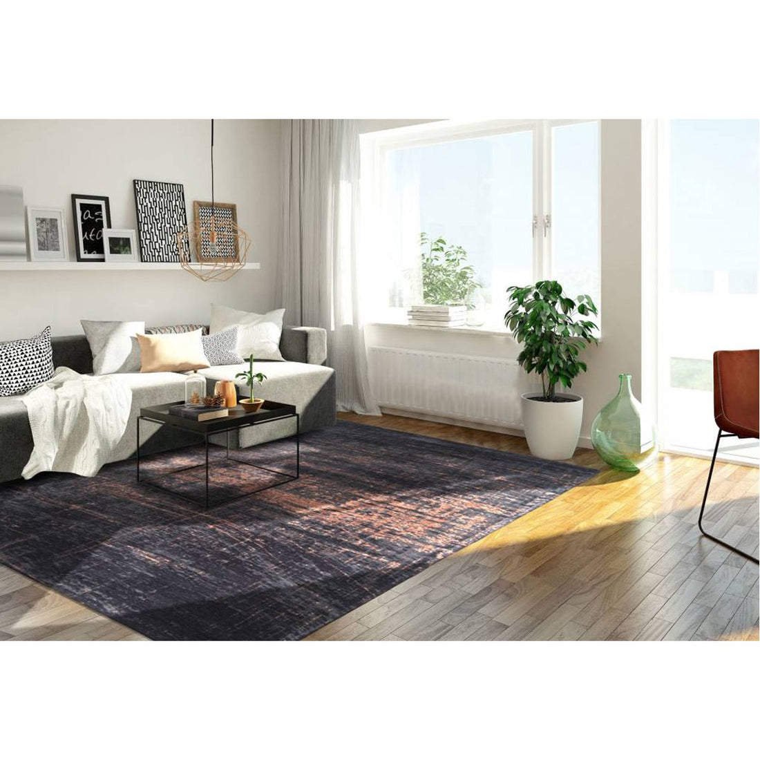 Louis de Poortere Mad Men Griff 8925 Soho Copper Rug