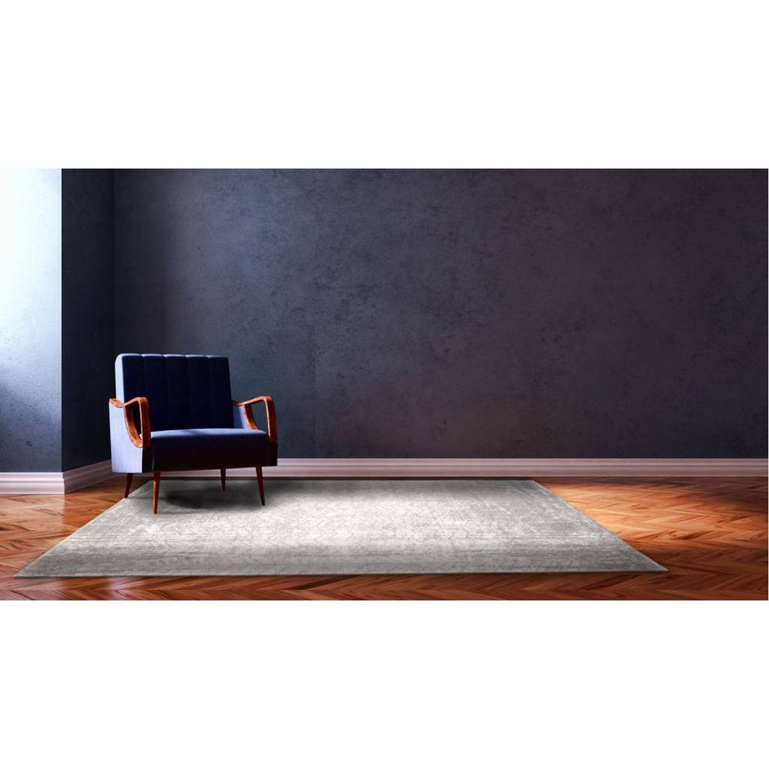 Louis de Poortere Mad Men Jacob's Ladder 8929 White Plains Rug