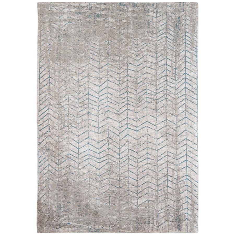 Louis de Poortere Mad Men Jacob's Ladder 8927 Tribeca Blue Rug