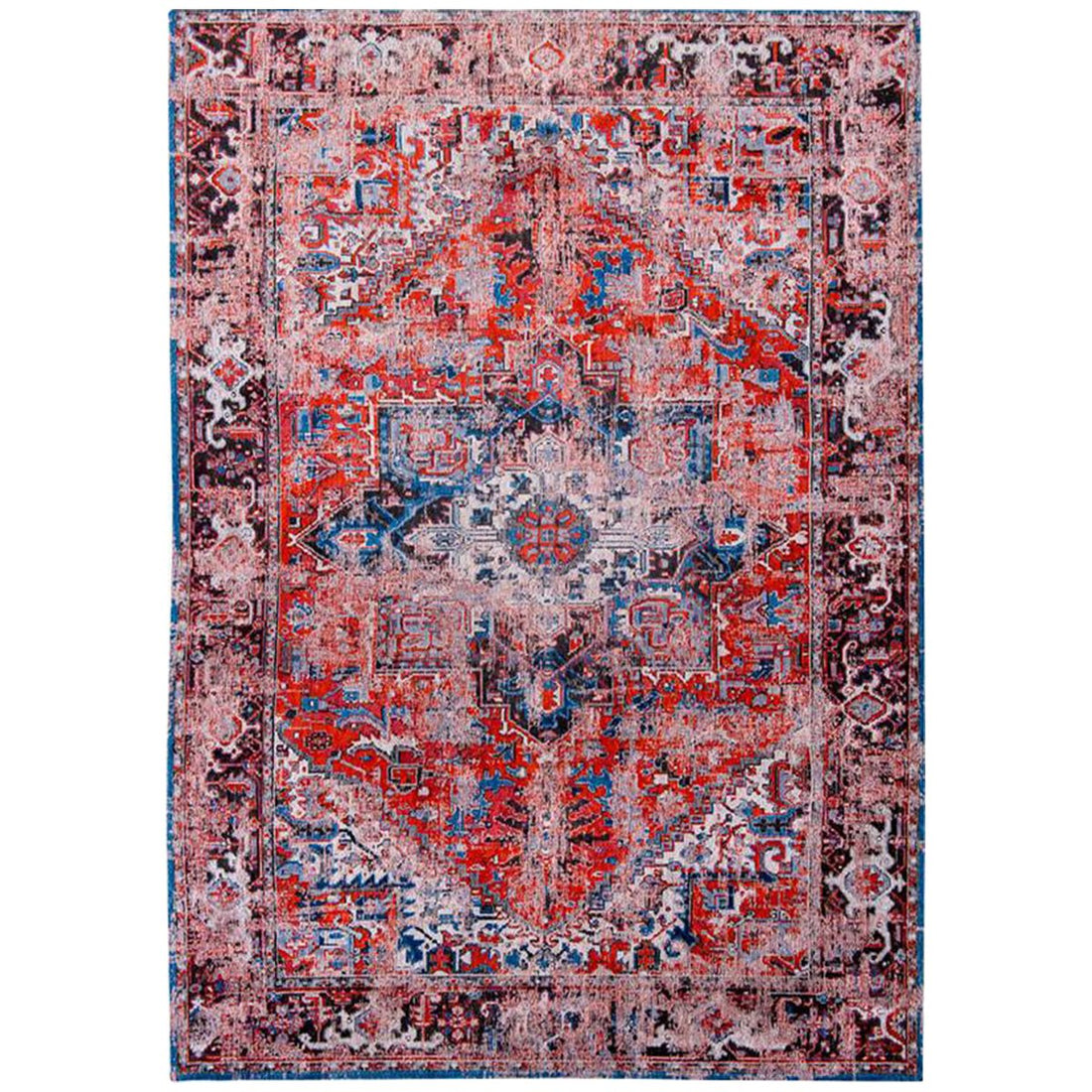 Louis de Poortere Antiquarian Heriz Antique 8703 Classic Brick Rug