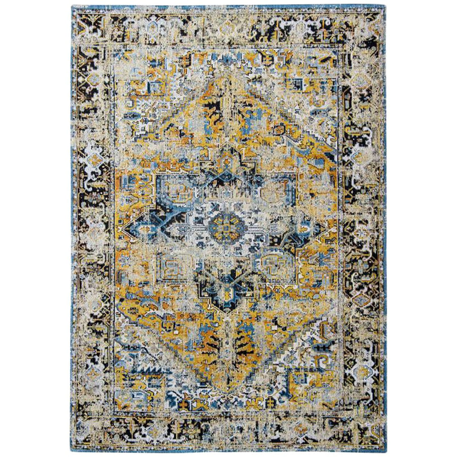 Louis de Poortere Antiquarian Heriz Antique 8704 Amir Gold Rug