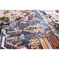 Louis de Poortere Antiquarian Heriz Antique 8707 Divan Blue Rug