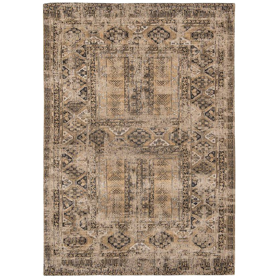 Louis de Poortere Antiquarian Hadschlu Antique 8720 Agha Old Gold Rug