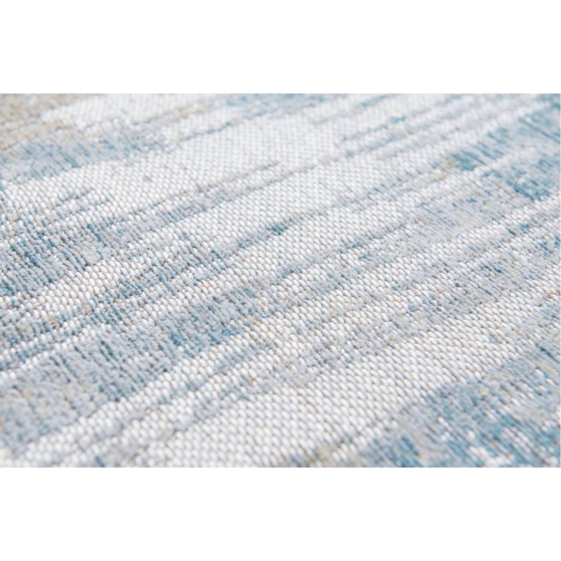 Louis de Poortere Atlantic Streaks 8718 Long Island Blue Rug