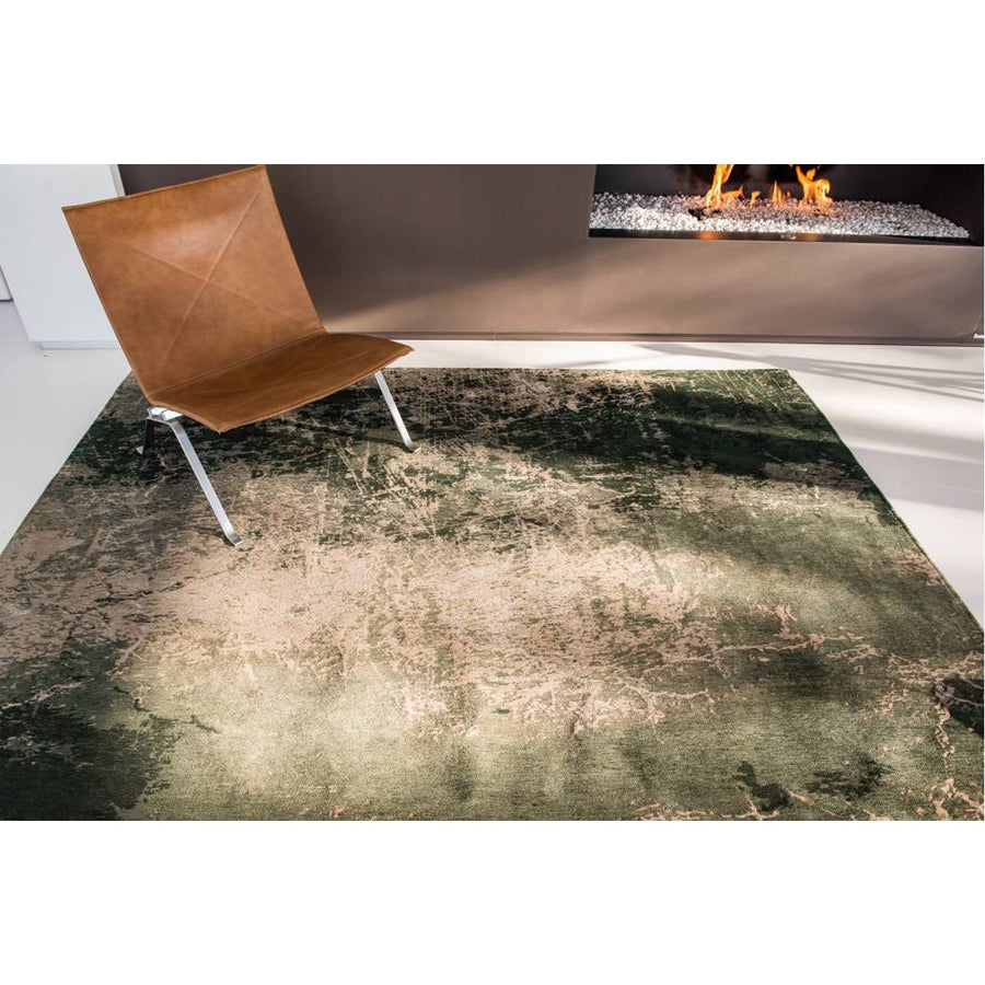 Louis de Poortere Mad Men Cracks 8723 Dark Pine Rug