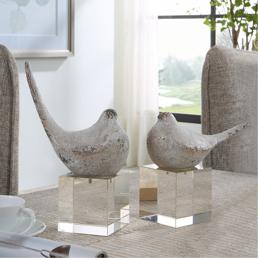 Uttermost Better Together Bird Sculptures, 2-Piece Set