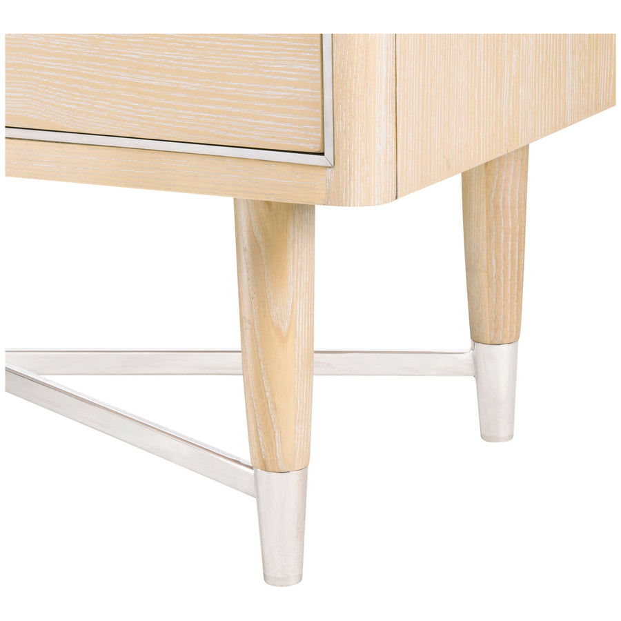 Villa & House Adrian 2-Drawer Side Table with Raquel Pull