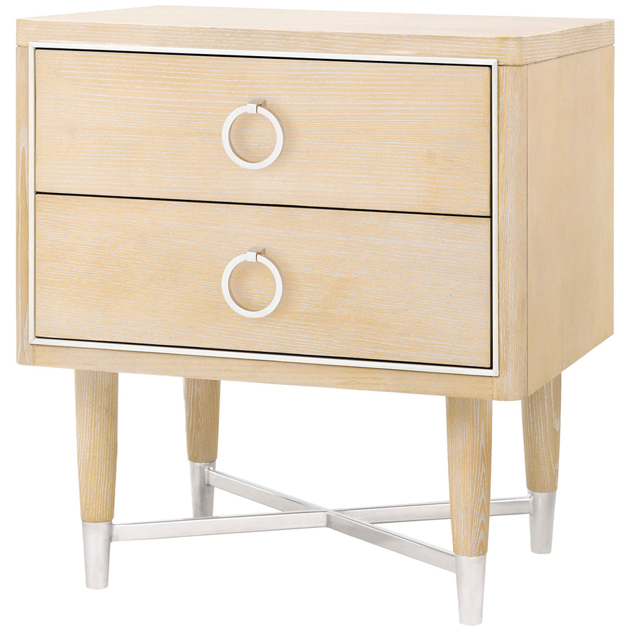 Villa & House Adrian 2-Drawer Side Table with Owen Pull