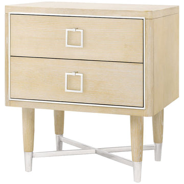 Villa & House Adrian 2-Drawer Side Table with Santino Pull