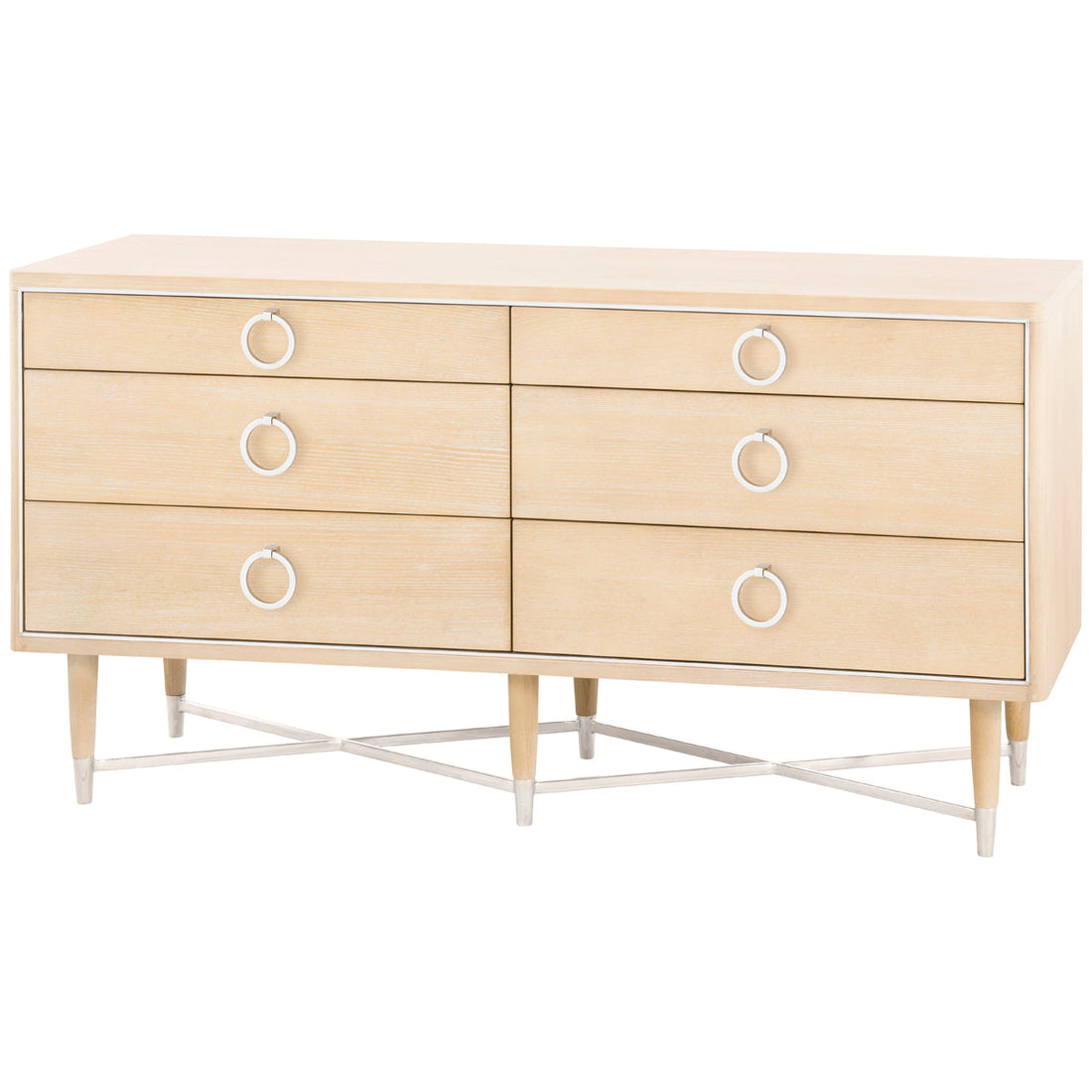 Villa & House Adrian 6-Drawer Dresser with Owen Pull