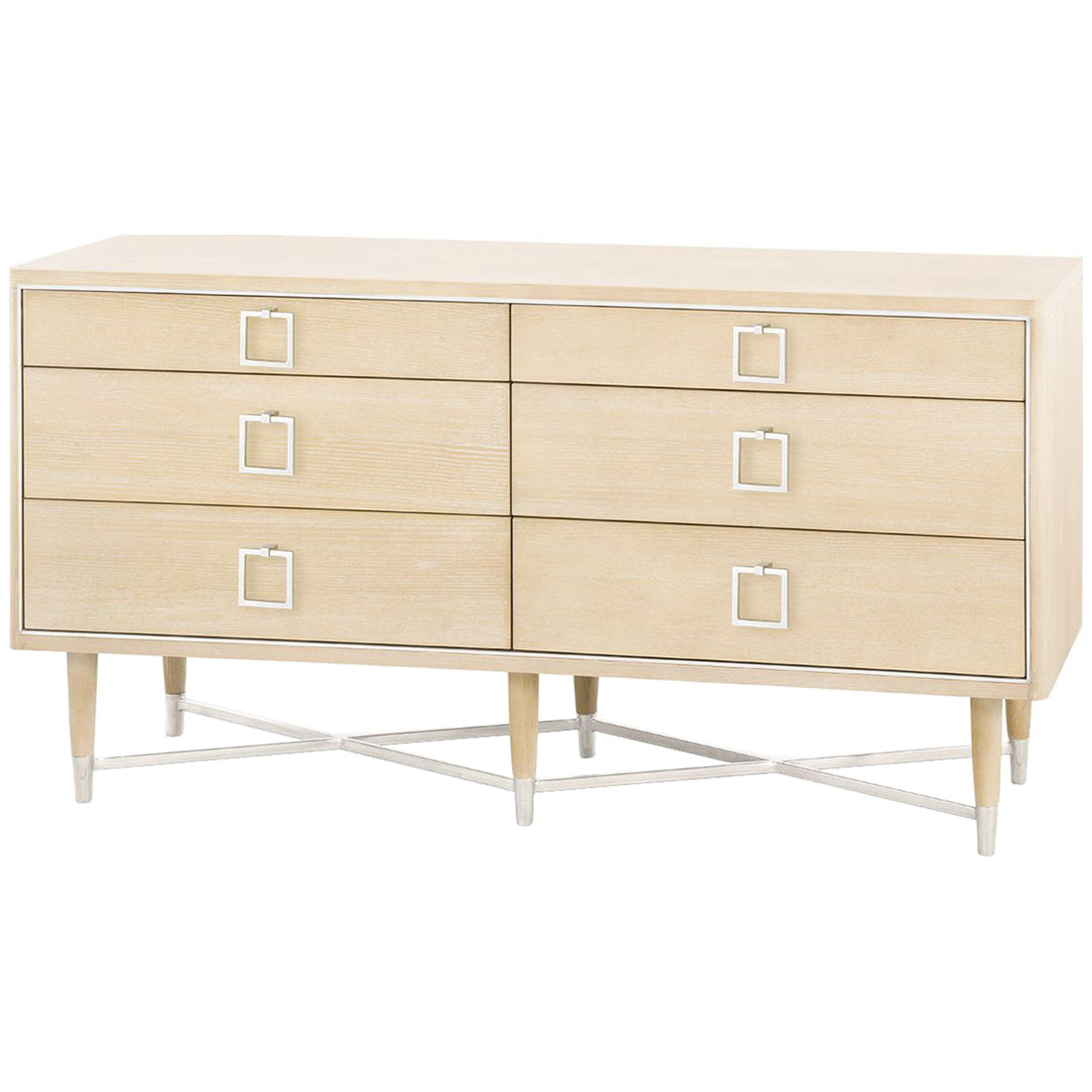 Villa & House Adrian 6-Drawer Dresser with Santino Pull