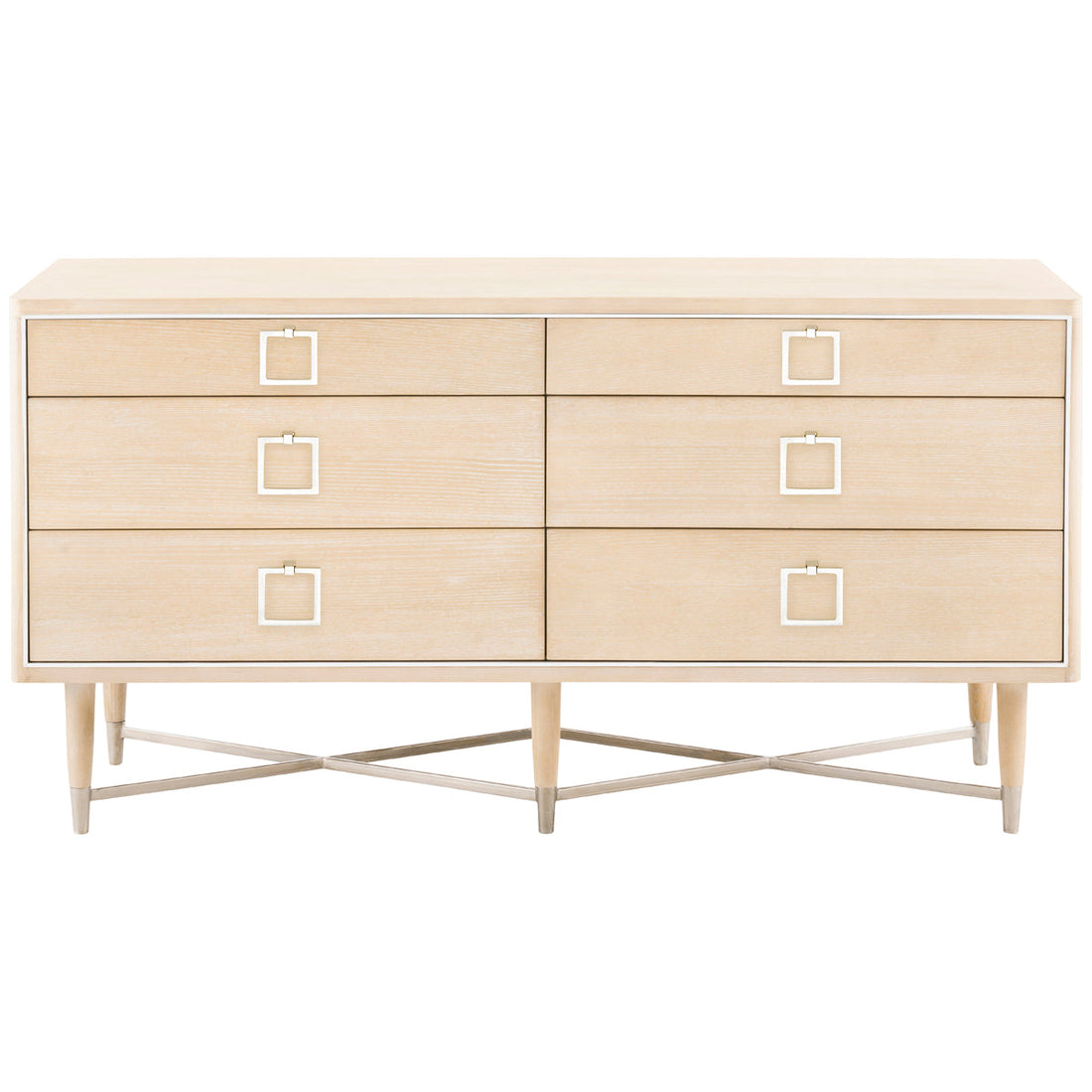 Villa & House Adrian 6-Drawer Dresser with Santino Pull