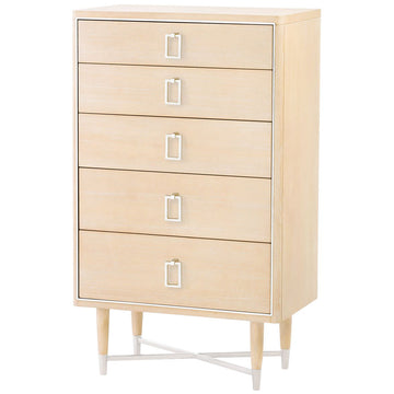 Villa & House Adrian Tall 5-Drawer Dresser with Raquel Pull