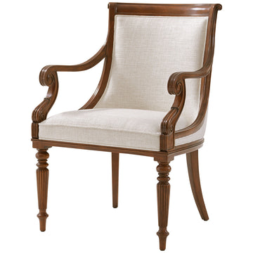 Theodore Alexander Floris Armchair, Set of 2