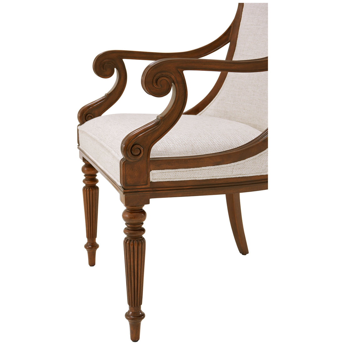 Theodore Alexander Floris Armchair, Set of 2