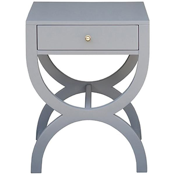 Worlds Away One Drawer Side Table