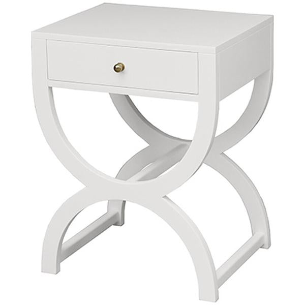 Worlds Away One Drawer Side Table