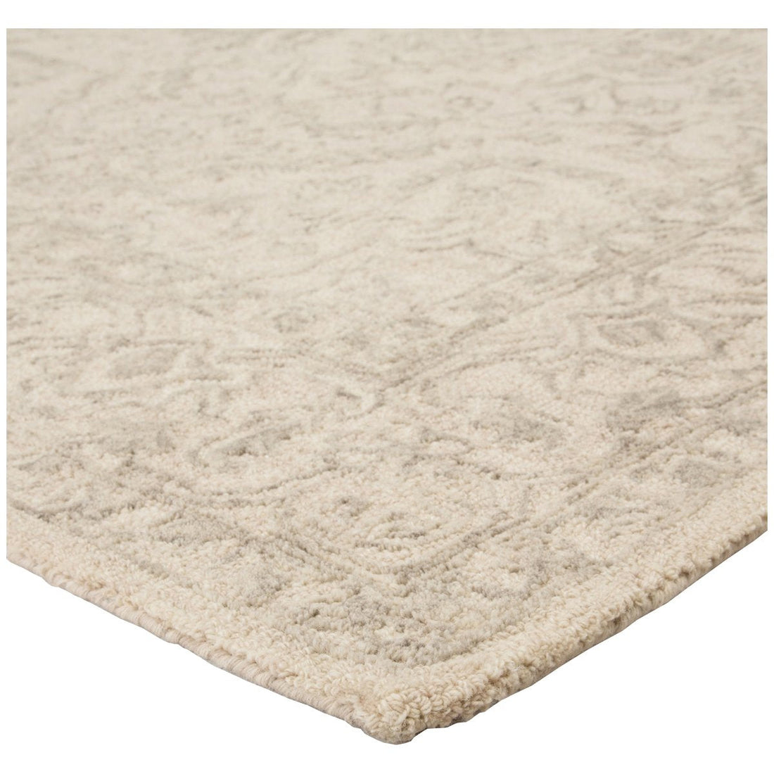 Jaipur Almira Lena Medallion Light Gray Cream ALR03 Rug