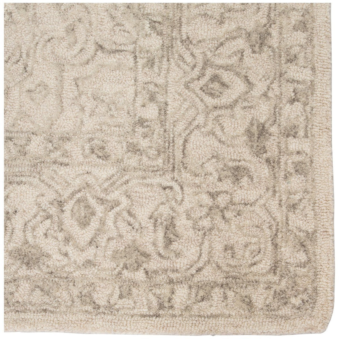 Jaipur Almira Lena Medallion Light Gray Cream ALR03 Rug