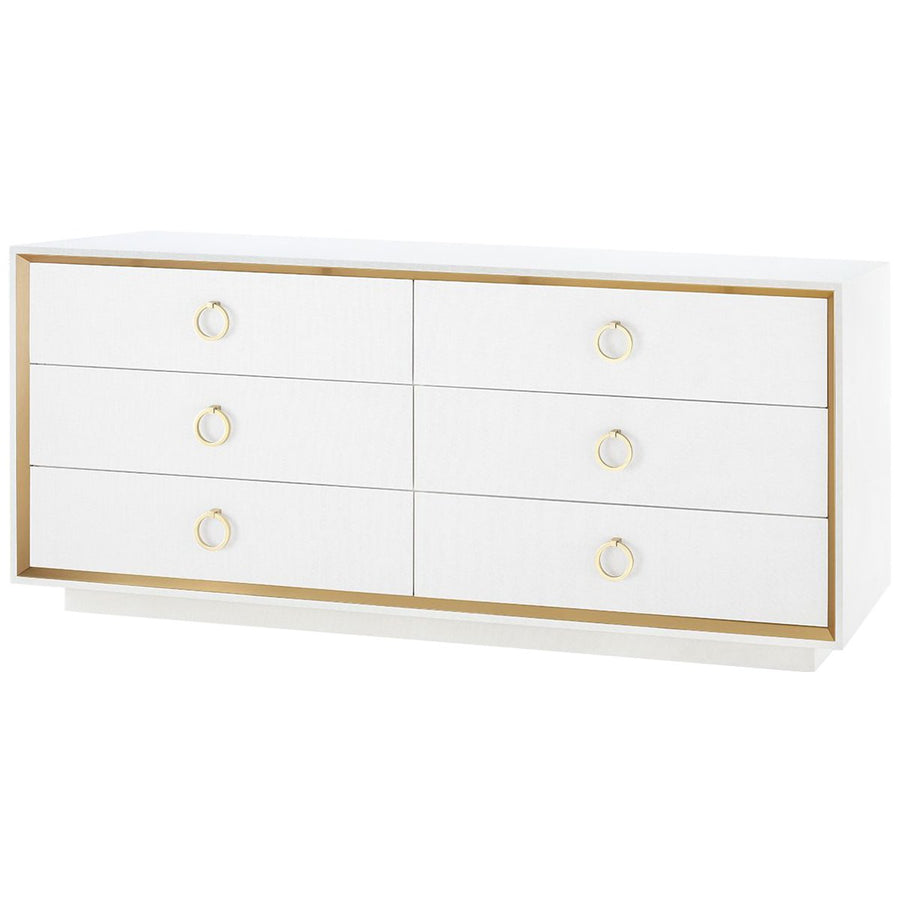 Villa & House Ansel Extra Large 6-Drawer Dresser with Owen Pull