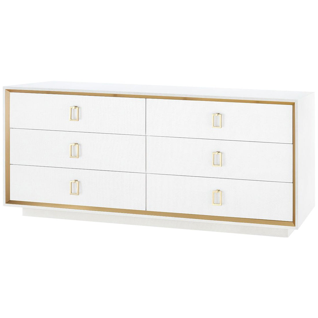 Villa & House Ansel Extra Large 6-Drawer Dresser with Raquel Pull