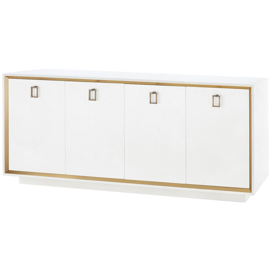 Villa & House Ansel 4-Door Cabinet with Raquel Pull