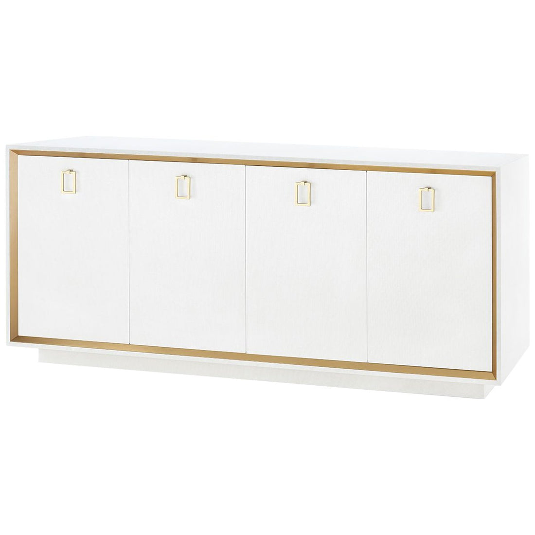 Villa & House Ansel 4-Door Cabinet with Raquel Pull