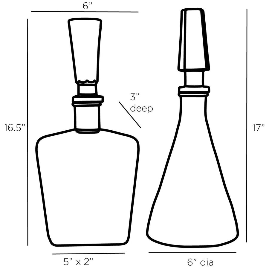 Arteriors Talbany Decanters, 2-Piece Set