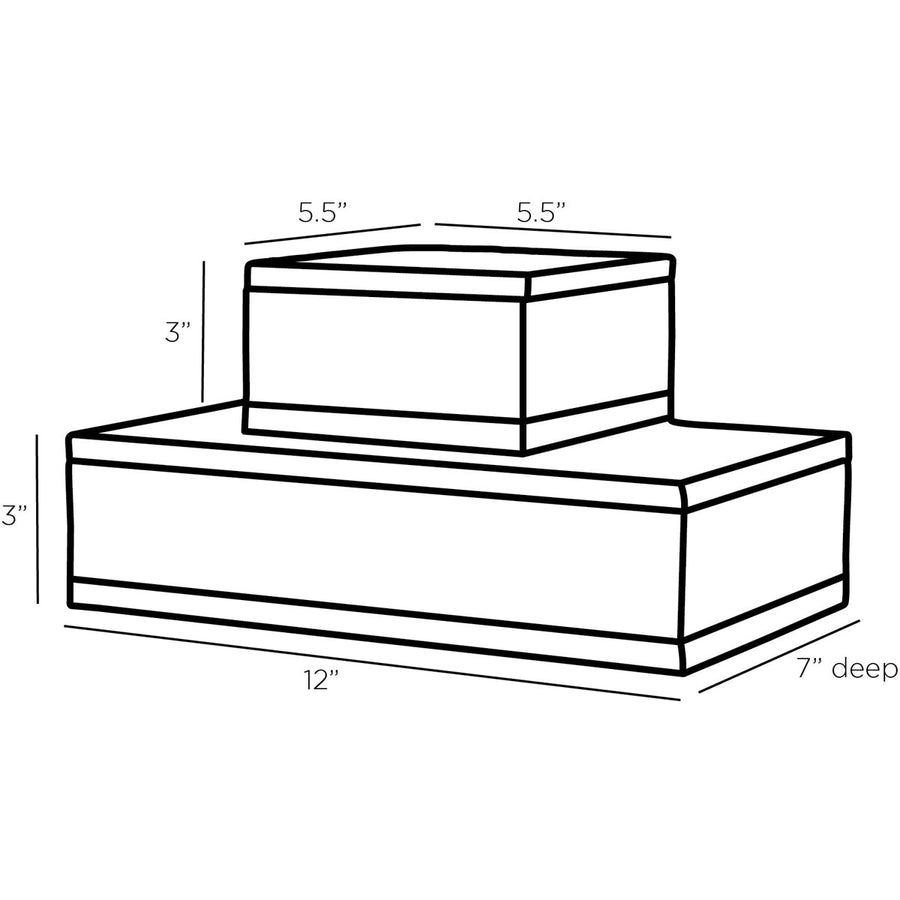 Arteriors Turney Boxes, 2-Piece Set