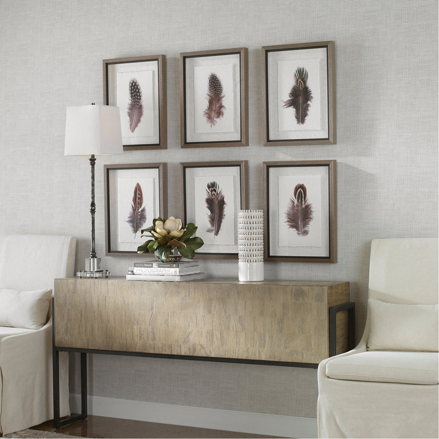 Uttermost Birds of A Feather Framed Prints, 6-Piece Set