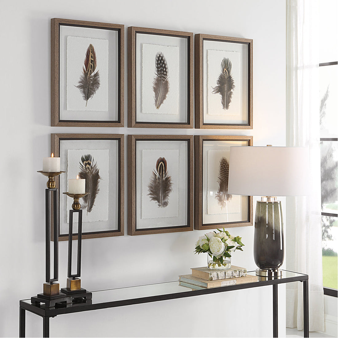 Uttermost Birds of A Feather Framed Prints, 6-Piece Set