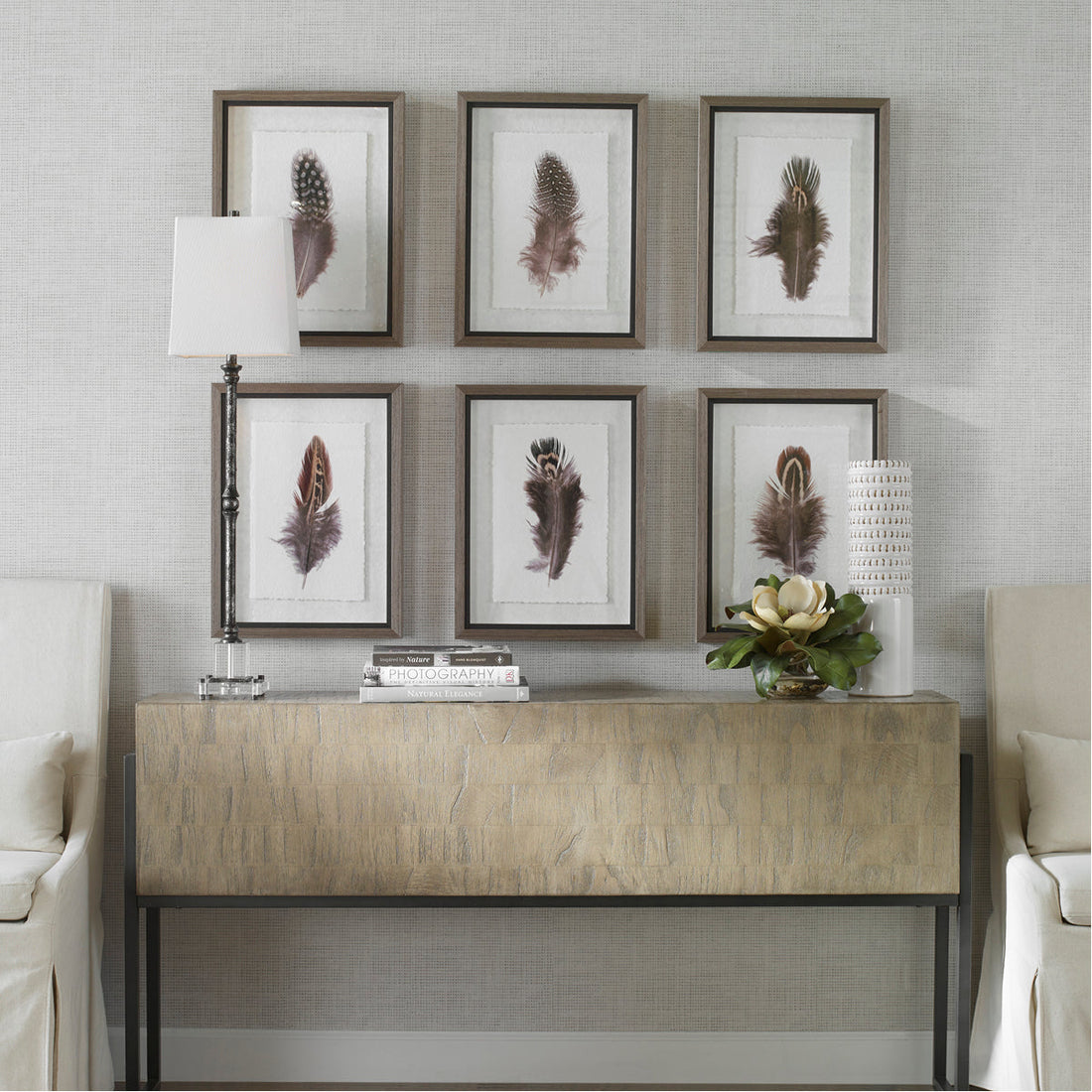 Uttermost Birds of A Feather Framed Prints, 6-Piece Set